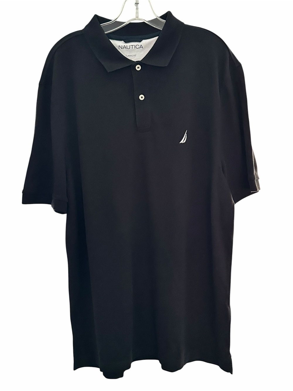 Nautica Men's Classic Fit Deck Polo - Size XL - NWT - Black